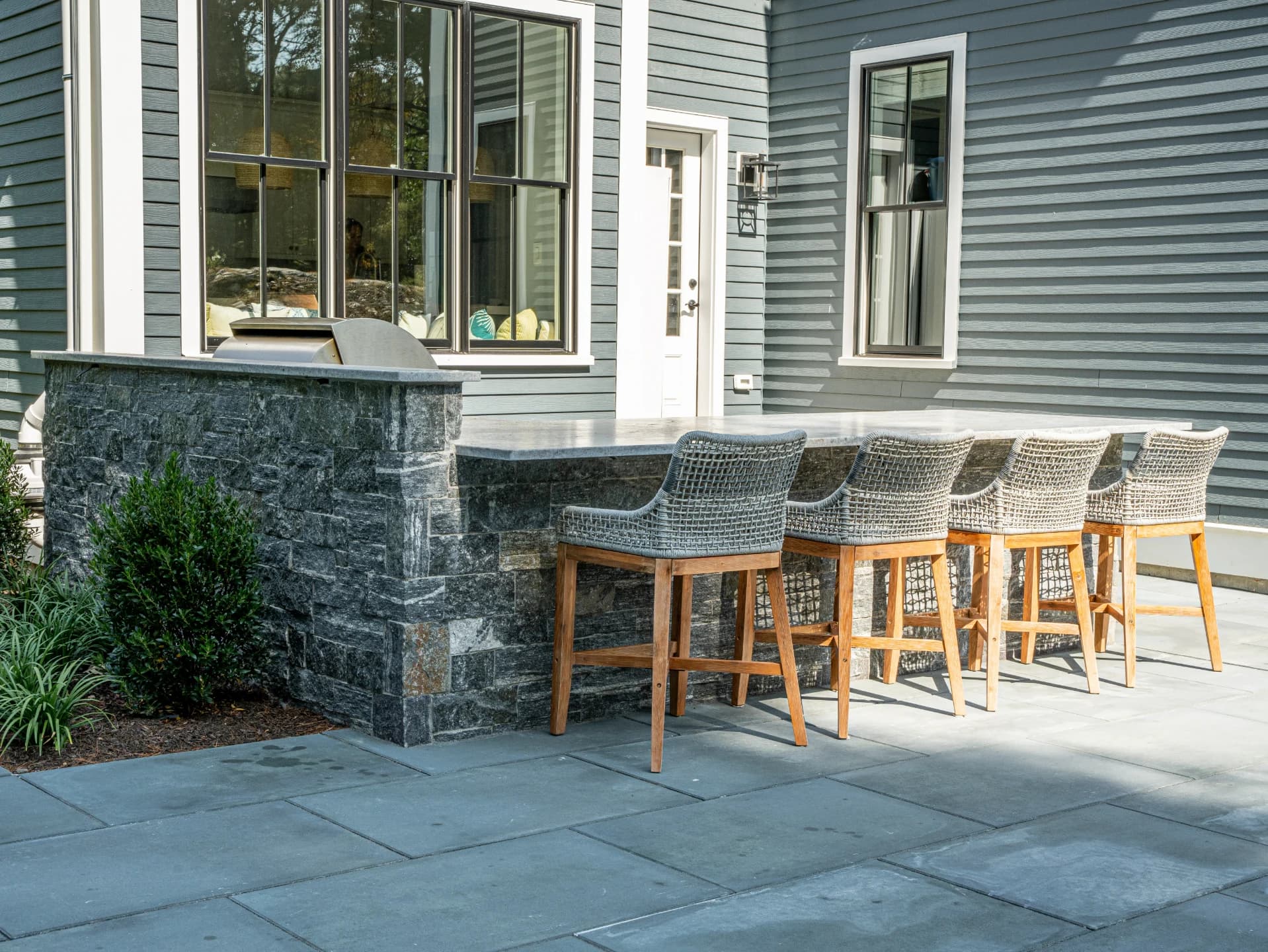 Kitchen and landscape context
