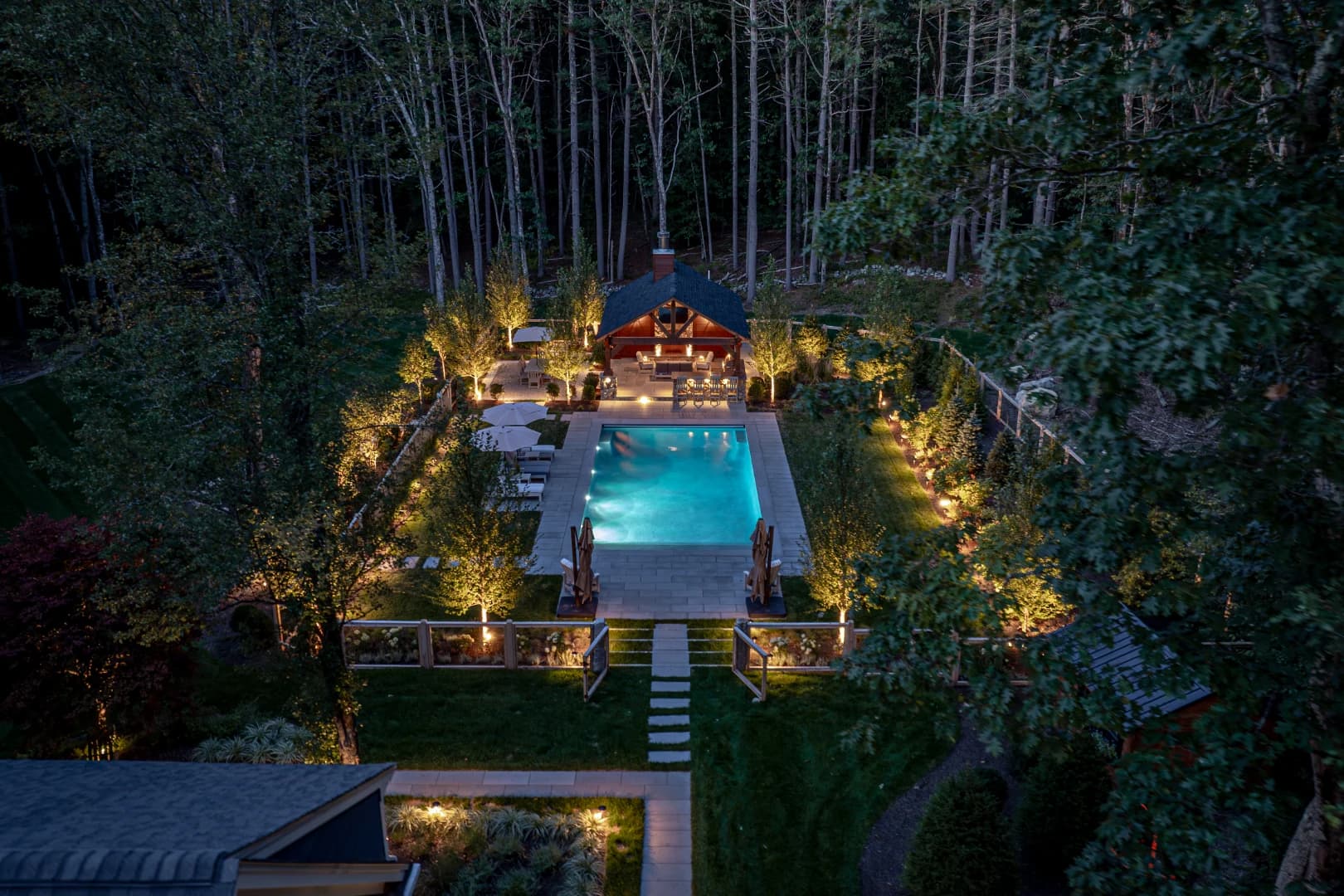 Woodland boundary aerial