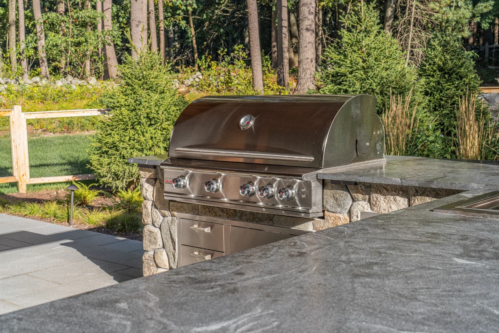 Outdoor culinary space