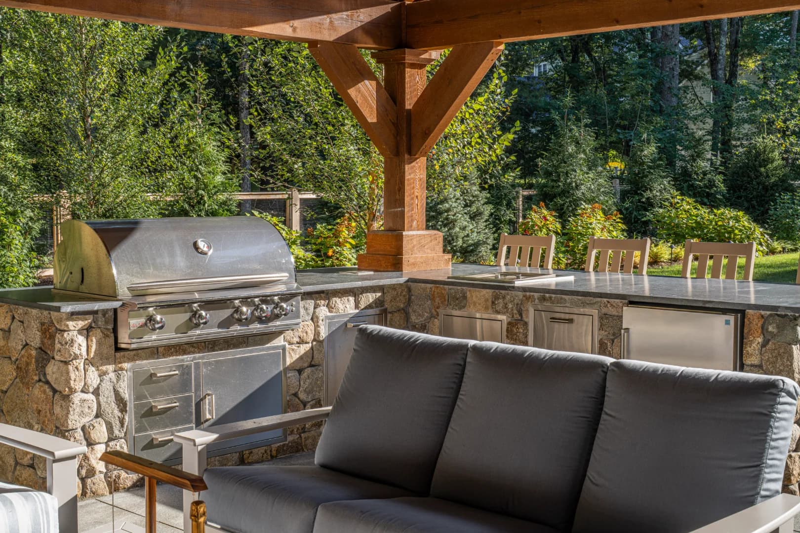 Kitchen countertop detail