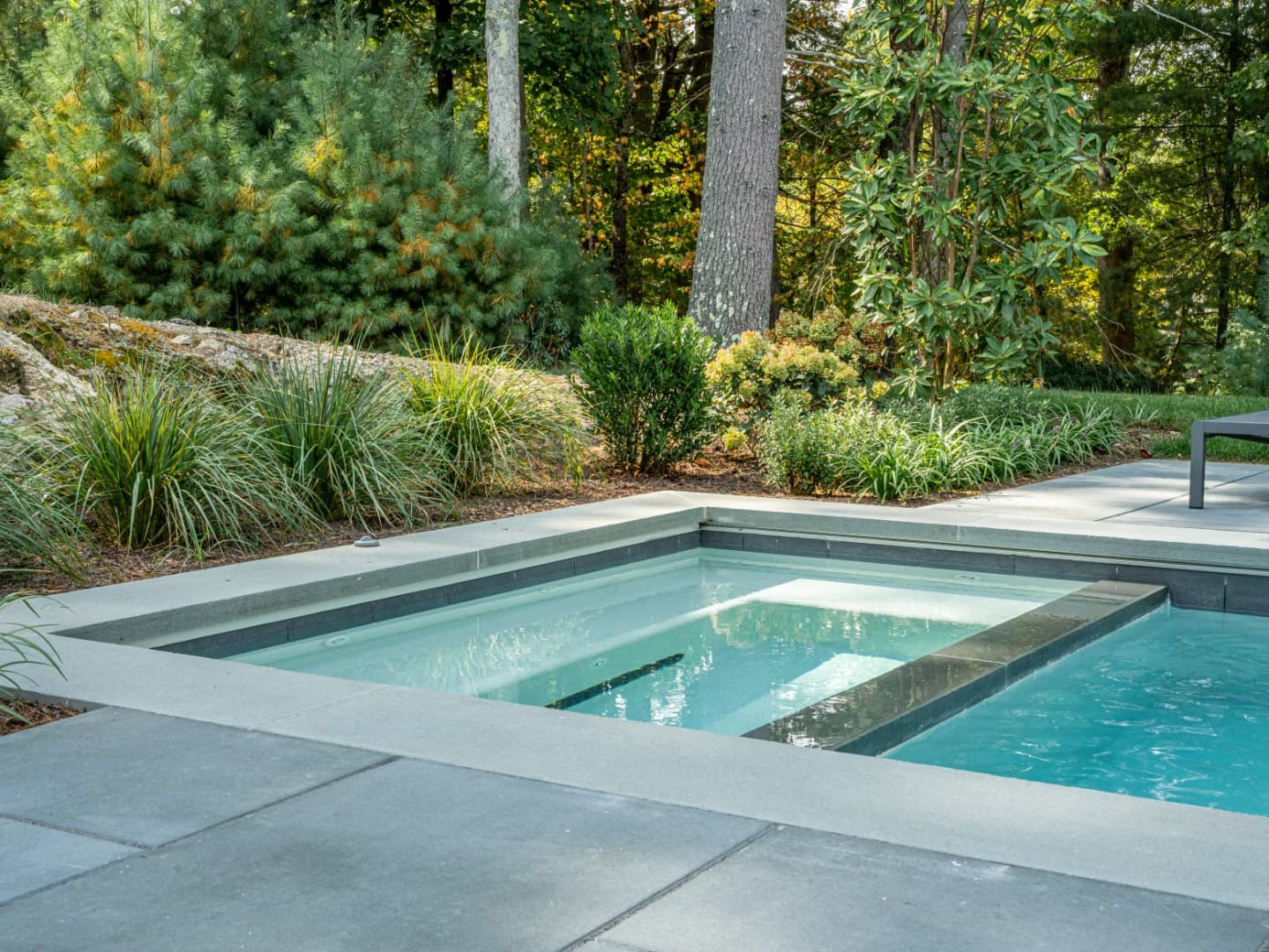 Pool and ledge integration