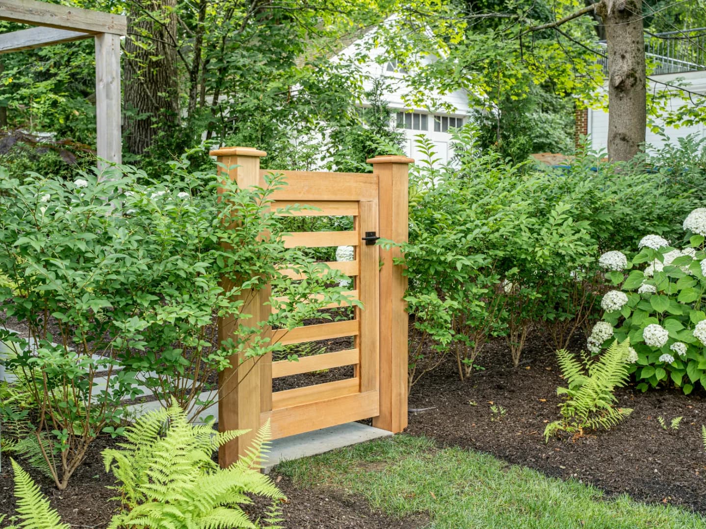 Natural wood accents