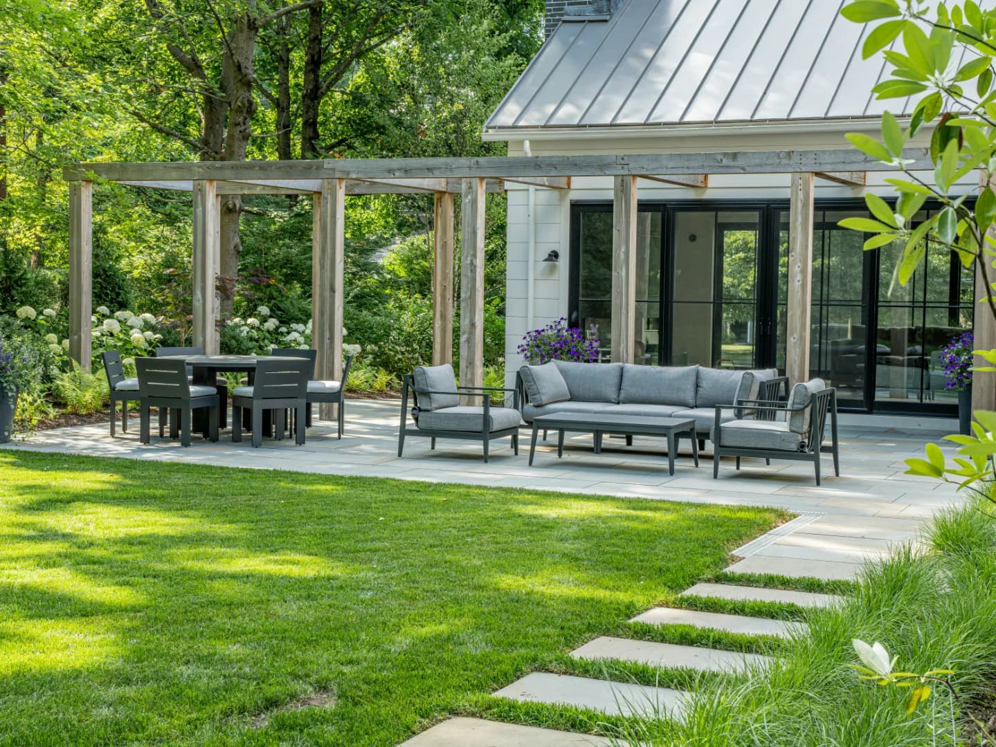 Patio and garden connection