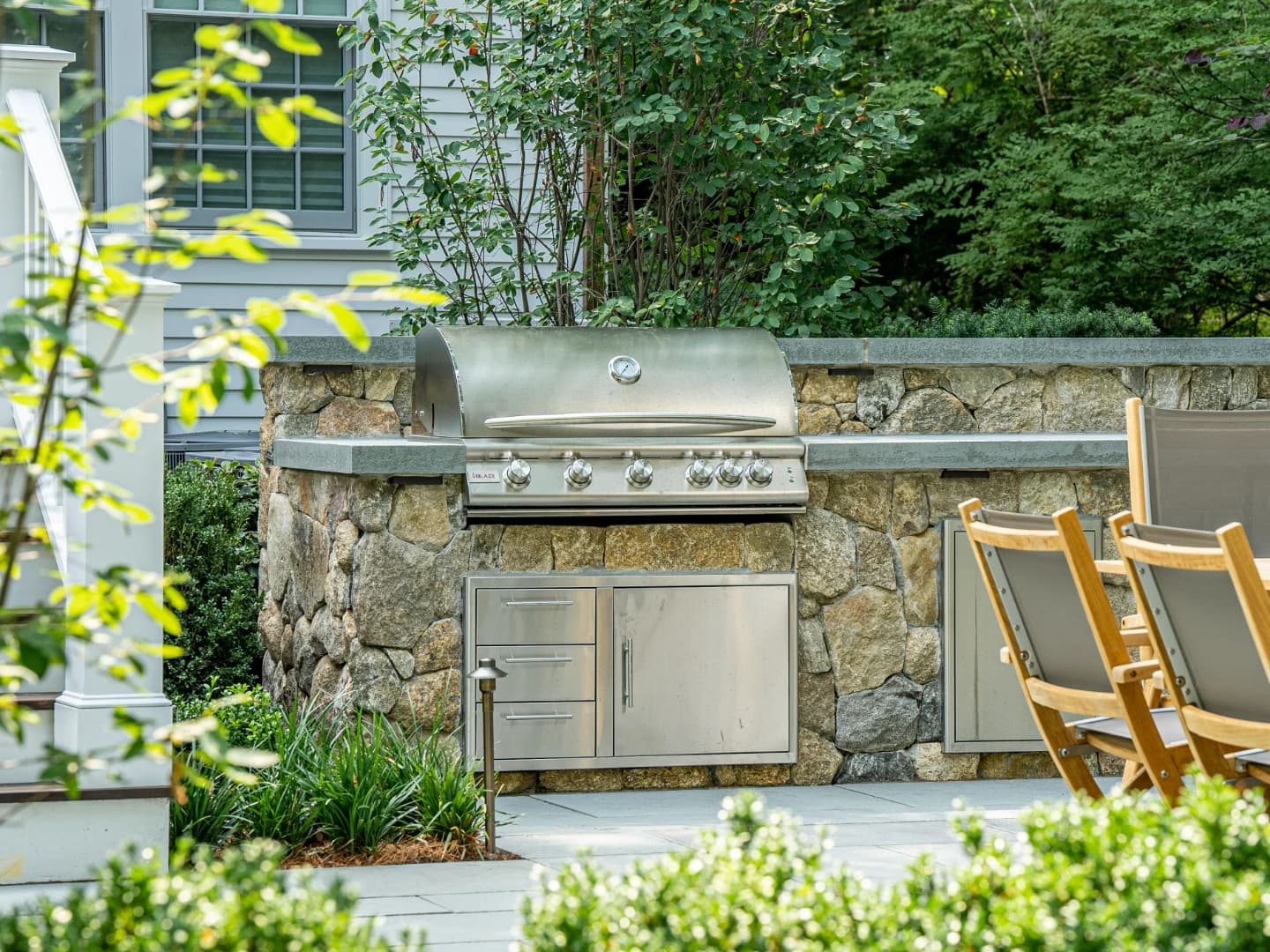 Kitchen and dining terrace