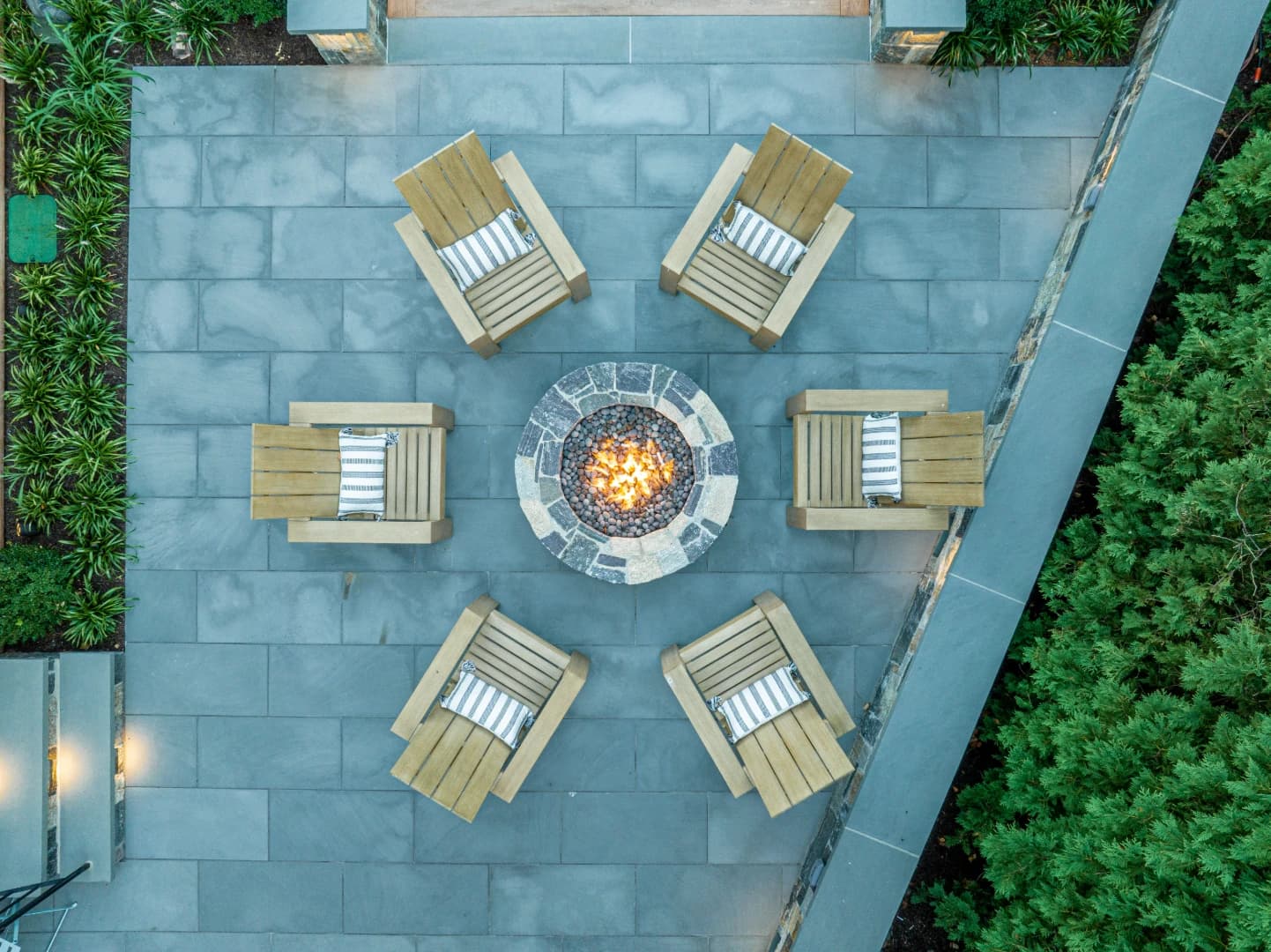 Aerial estate detail