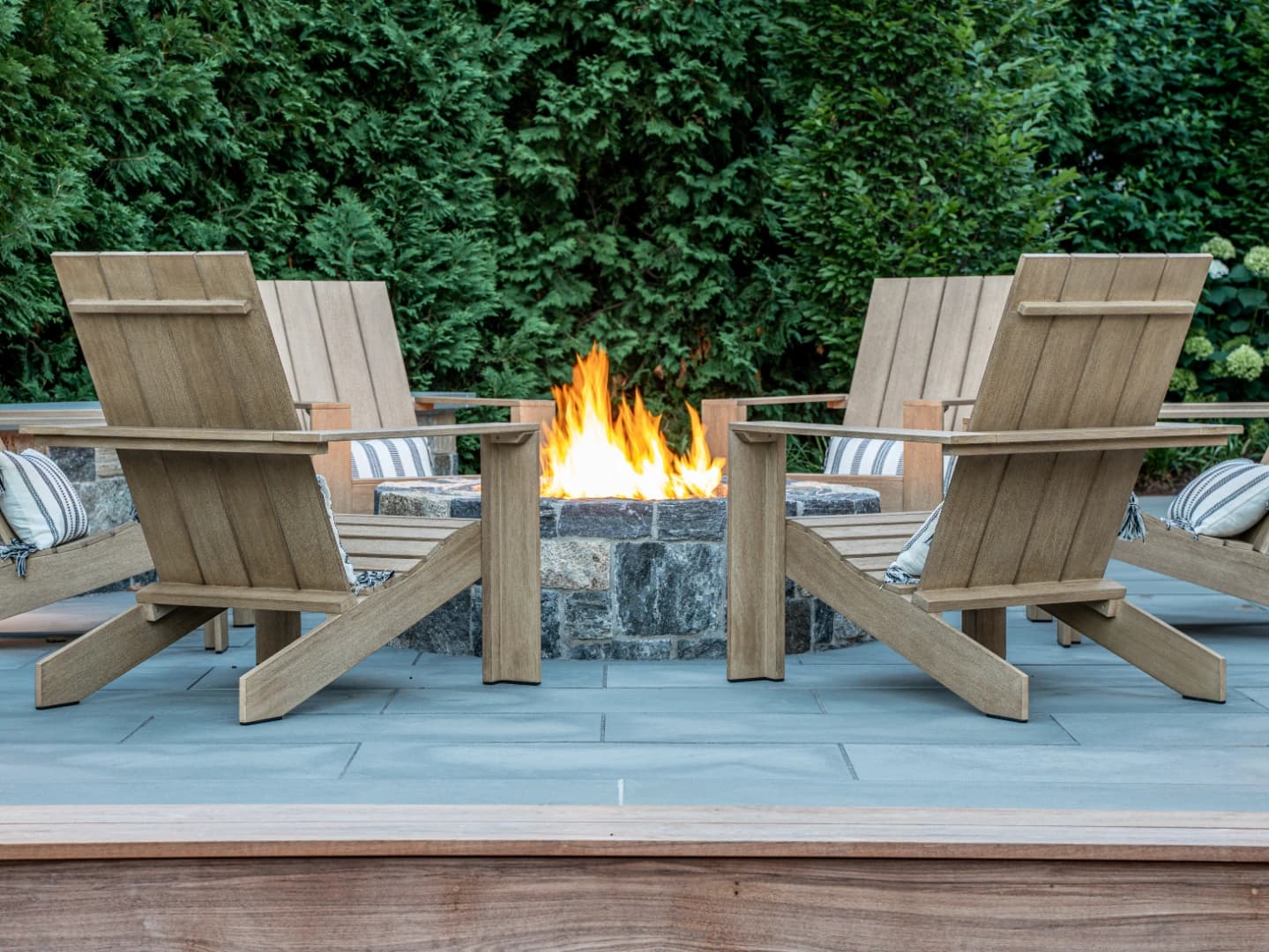 Evening fire ambiance